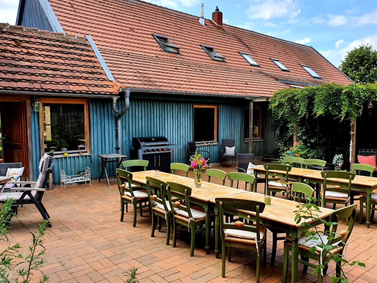 Schmiede1860 Acomodação com café da manhã Gross Dratow Exterior foto